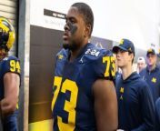 Tackle LaDarius Henderson Talks About His Journey to Michigan from baby birth 10 mi