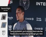 SuperDraft signing Bright talks about “big emotion” playing with Messi from big blacks fat