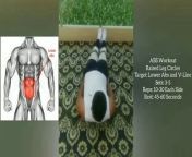 ❌ RAISED LEG CIRCLES ✔️ &#60;br/&#62;Best ABS &amp; FAT LOSS Workout at Home &#60;br/&#62;#heermlgangaputra #naturalbodybuilding