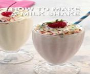Learn how to make a Milkshake! Directions on how to make thick, creamy milkshakes. Make a traditional vanilla, strawberry or chocolate. It&#39;s the perfect summer dessert on a hot summer day, but delicious any time of the year! ...