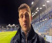 Pompey boss John Mousinho chats to The News after the Blues&#39; 2-2 draw with Derby at Fratton Park