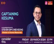 It&#39;s been a little over 100 days since the cabinet reshuffle when Steven Sim was moved from being one of two Deputy Finance Ministers to holding a full Human Resources portfolio. How has he fared so far? On this episode of #ConsiderThis Melisa Idris speaks to Steven Sim about his first 100 days as the Minister of Human Resources.