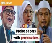 One of the probe papers concerns Abdul Hadi Awang’s claim that non-Muslims and non-Bumiputeras were at the root of corruption.&#60;br/&#62;&#60;br/&#62;Read More: &#60;br/&#62;https://www.freemalaysiatoday.com/category/nation/2024/03/29/probe-papers-on-pas-trio-with-prosecutors/ &#60;br/&#62;&#60;br/&#62;Laporan Lanjut: &#60;br/&#62;https://www.freemalaysiatoday.com/category/bahasa/tempatan/2024/03/29/kertas-siasatan-3-tokoh-pas-diserah-kepada-pendakwa/&#60;br/&#62;&#60;br/&#62;Free Malaysia Today is an independent, bi-lingual news portal with a focus on Malaysian current affairs.&#60;br/&#62;&#60;br/&#62;Subscribe to our channel - http://bit.ly/2Qo08ry&#60;br/&#62;------------------------------------------------------------------------------------------------------------------------------------------------------&#60;br/&#62;Check us out at https://www.freemalaysiatoday.com&#60;br/&#62;Follow FMT on Facebook: https://bit.ly/49JJoo5&#60;br/&#62;Follow FMT on Dailymotion: https://bit.ly/2WGITHM&#60;br/&#62;Follow FMT on X: https://bit.ly/48zARSW &#60;br/&#62;Follow FMT on Instagram: https://bit.ly/48Cq76h&#60;br/&#62;Follow FMT on TikTok : https://bit.ly/3uKuQFp&#60;br/&#62;Follow FMT Berita on TikTok: https://bit.ly/48vpnQG &#60;br/&#62;Follow FMT Telegram - https://bit.ly/42VyzMX&#60;br/&#62;Follow FMT LinkedIn - https://bit.ly/42YytEb&#60;br/&#62;Follow FMT Lifestyle on Instagram: https://bit.ly/42WrsUj&#60;br/&#62;Follow FMT on WhatsApp: https://bit.ly/49GMbxW &#60;br/&#62;------------------------------------------------------------------------------------------------------------------------------------------------------&#60;br/&#62;Download FMT News App:&#60;br/&#62;Google Play – http://bit.ly/2YSuV46&#60;br/&#62;App Store – https://apple.co/2HNH7gZ&#60;br/&#62;Huawei AppGallery - https://bit.ly/2D2OpNP&#60;br/&#62;&#60;br/&#62;#FMTNews #AbdulHadiAwang #SitiMasturaMuhammad #FawwazJan