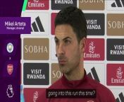 Mikel Arteta said his Arsenal side are taking lessons from every game they play as they prepare for City.